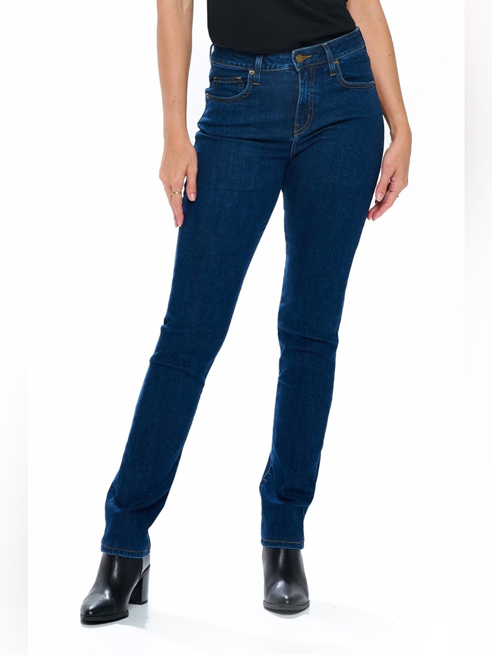 Aviator Best Travel Jeans Women’s Slim Straight Classic Indigo Size 26 Denim